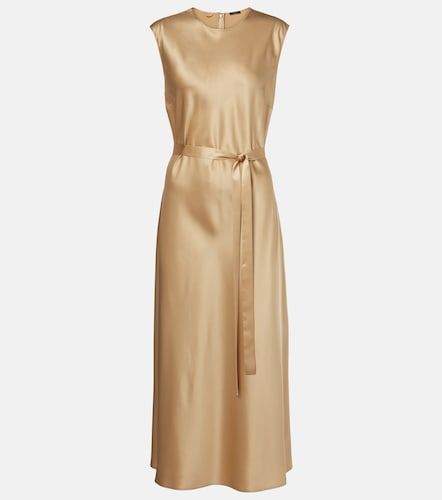 Vestido midi Garnier de satén de seda - Joseph - Modalova