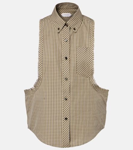 Versace Camicia in cotone a quadri - Versace - Modalova