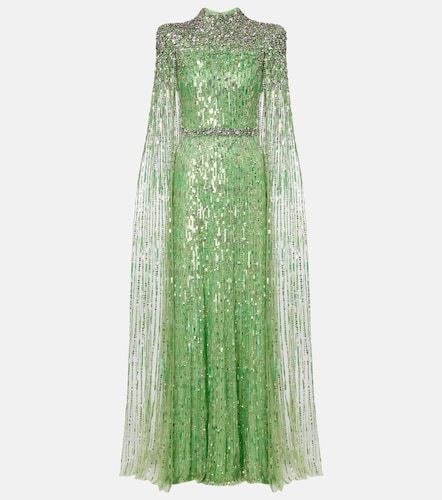 Abito lungo Opera con mantella - Jenny Packham - Modalova