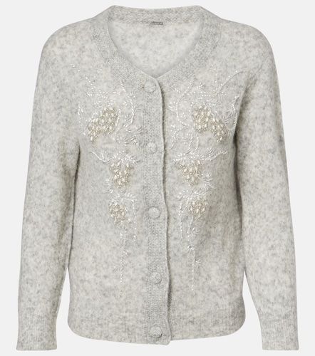 Beaded alpaca and wool-blend cardigan - Jacques Wei - Modalova