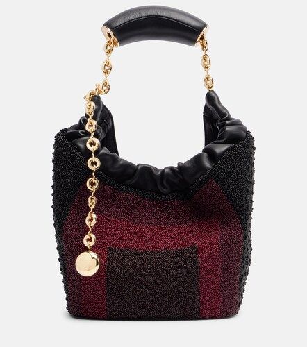 Squeeze Mini beaded leather top-handle bag - Loewe - Modalova