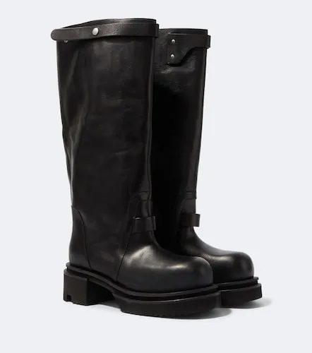 Naska leather knee-high boots - Rick Owens - Modalova