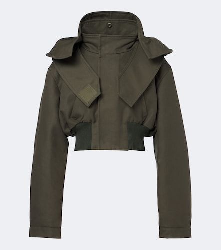 Cropped Jacke aus Baumwolle - Balenciaga - Modalova