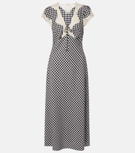 Abito midi Amari a quadri con pizzo - Rixo - Modalova
