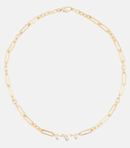 Halskette Priscilla aus 18kt Gelbgold mit Diamanten - Jade Trau - Modalova