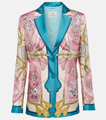 Etro Printed silk blazer - Etro - Modalova