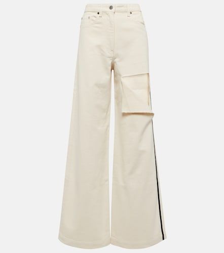 Distressed high-rise wide-leg jeans - Peter Do - Modalova