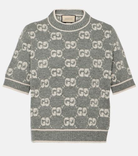 Gucci GG jacquard wool top - Gucci - Modalova