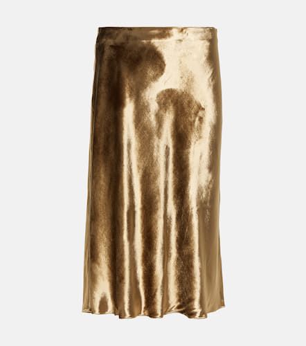 Vince Satin midi skirt - Vince - Modalova