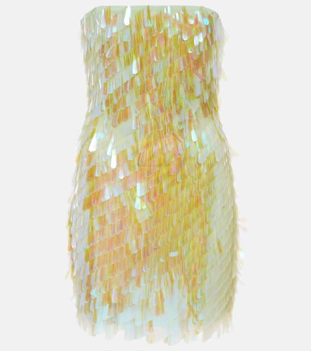 Embellished silk minidress - The Attico - Modalova