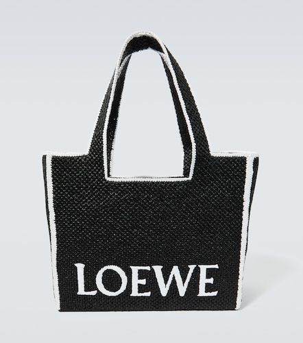 Shopper Large de rafia con logo - Loewe - Modalova