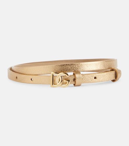 Dolce&Gabbana DG leather belt - Dolce&Gabbana - Modalova