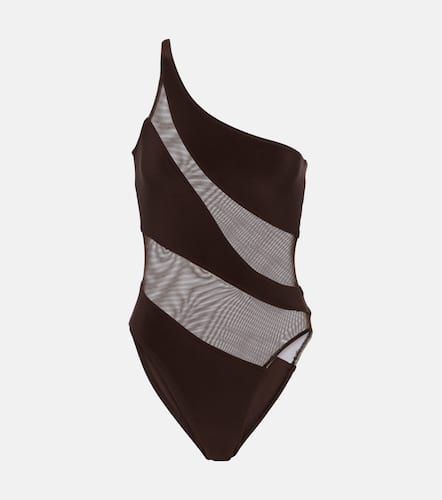 Snake Mesh Mio paneled swimsuit - Norma Kamali - Modalova