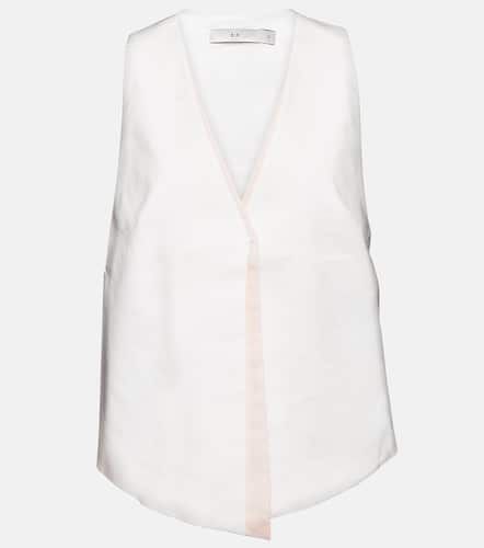 Dune linen and cotton-blend vest - SIR - Modalova