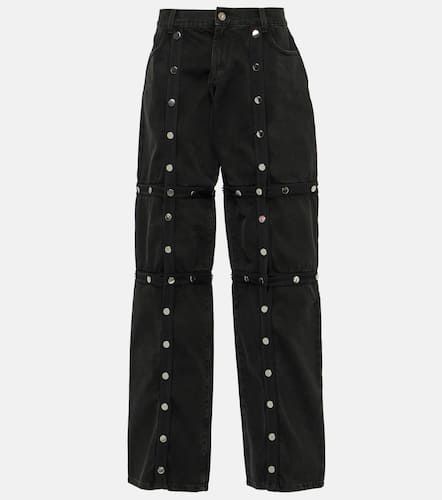 Studded convertible low-rise straight jeans - The Attico - Modalova