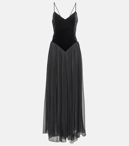 ChloÃ© Velvet and silk maxi dress - Chloe - Modalova