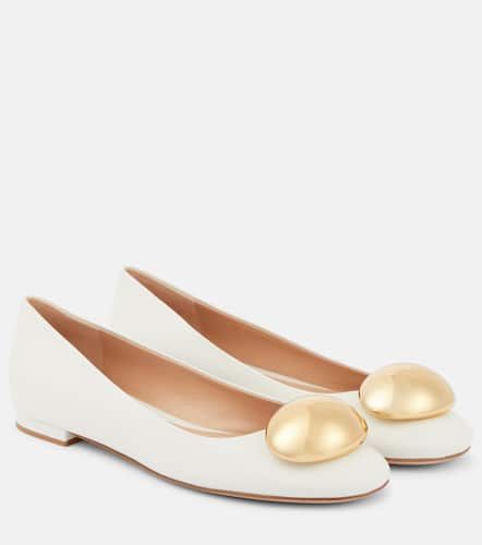 Sphera leather ballet flats - Gianvito Rossi - Modalova