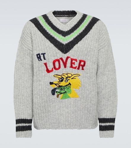 Pullover in misto lana con ricamo - ERL - Modalova