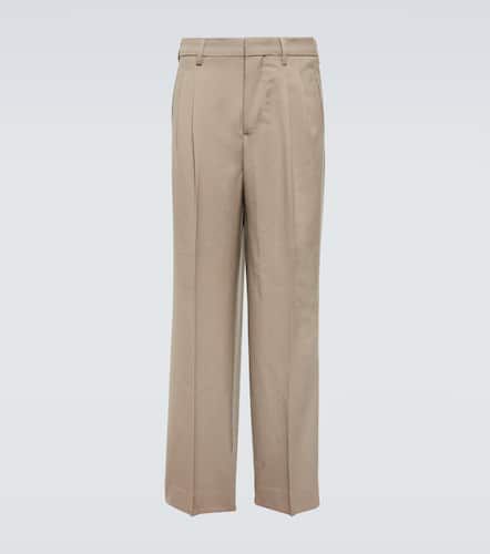 Pantaloni regular in gabardine di lana - Ami Paris - Modalova