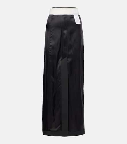 Satin maxi skirt - MM6 Maison Margiela - Modalova