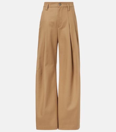 Pantaloni a gamba larga in cotone - Brunello Cucinelli - Modalova