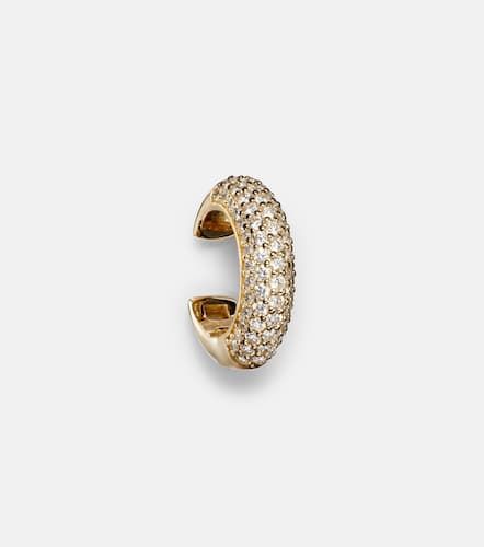 Kt ear cuff with diamonds - Stone and Strand - Modalova