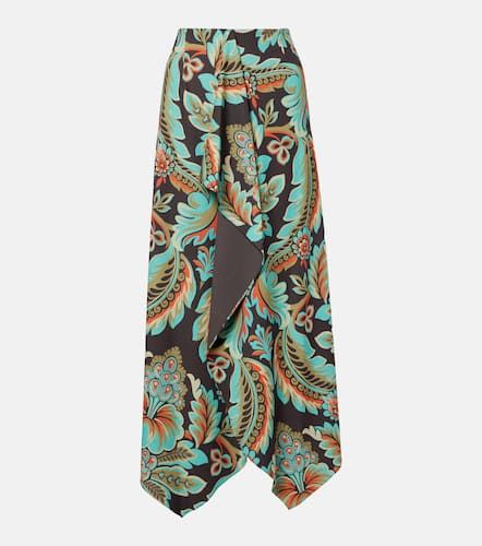 Etro Floral asymmetric wrap skirt - Etro - Modalova