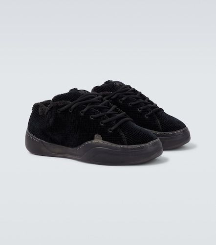 Vamp terry-lined corduroy sneakers - ERL - Modalova