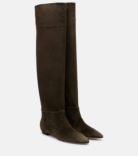 Suede knee-high boots - Gianvito Rossi - Modalova