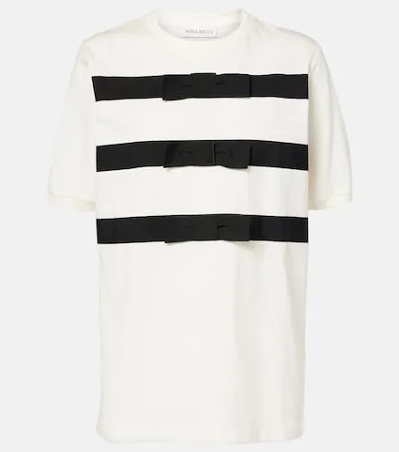 Camiseta de algodón con lazo - Nina Ricci - Modalova