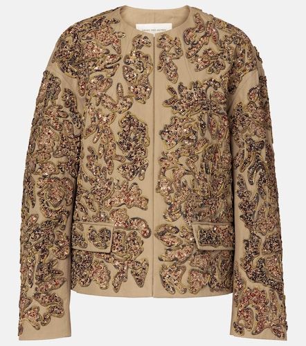 Giacca in cotone con paillettes - Dries Van Noten - Modalova