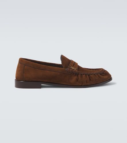 Mocassini Le Loafer Cassandre in suede - Saint Laurent - Modalova