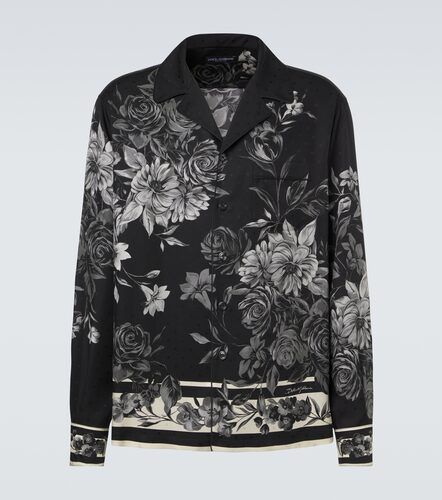 Dolce&Gabbana Camisa de seda floral - Dolce&Gabbana - Modalova