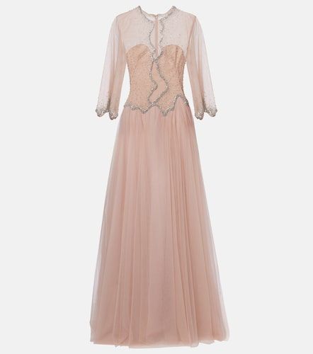 Abito lungo Evanna in tulle - Costarellos - Modalova
