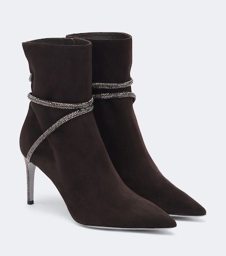 Cleo embellished suede ankle boots - Rene Caovilla - Modalova