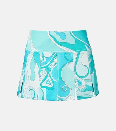 Minifalda Orchidee de gabardina en mezcla de algodón - Pucci - Modalova