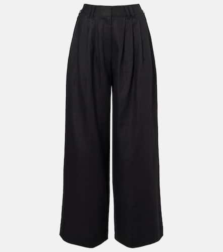 Parker high-rise linen wide-leg pants - Posse - Modalova