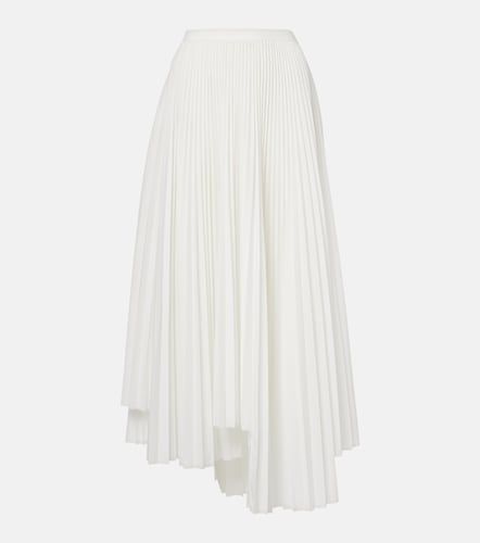 Plisse asymmetric muslin maxi skirt - Plan C - Modalova