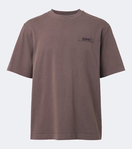 Camiseta de jersey de algodón con logo - Jacquemus - Modalova