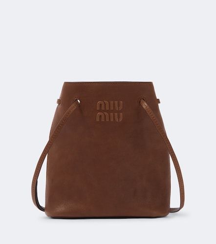 Borsa a secchiello Mini in pelle - Miu Miu - Modalova