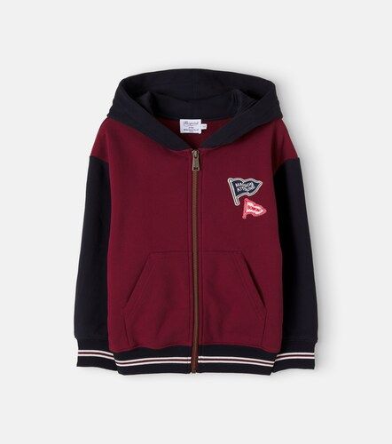 X Maison Kitsuné sudadera con capucha de algodón - Bonpoint - Modalova