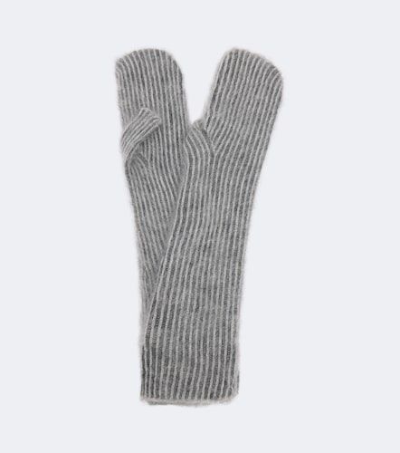 Manoplas de punto en mezcla de mohair - Brunello Cucinelli - Modalova