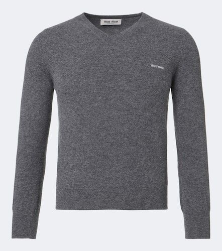 Miu Miu Pullover in lana vergine - Miu Miu - Modalova