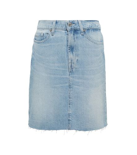 Keira denim midi skirt - 7 For All Mankind - Modalova