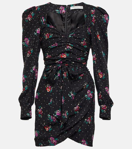 Floral silk minidress - Alessandra Rich - Modalova