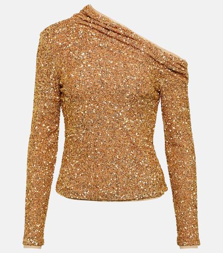 Sequined off-shoulder top - Self-Portrait - Modalova