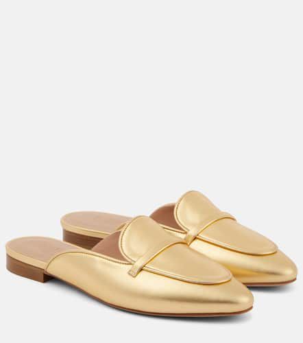 Slippers Berto in pelle metallizzata - Malone Souliers - Modalova