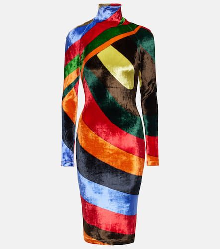 Iride printed velvet minidress - Pucci - Modalova