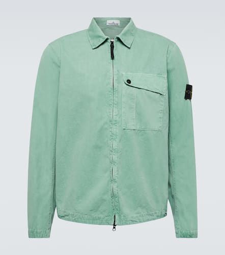 Giacca camicia Compass in canvas di cotone - Stone Island - Modalova