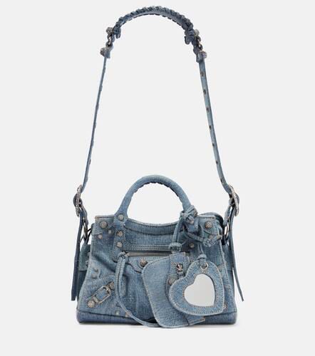 Neo Cagole XS denim shoulder bag - Balenciaga - Modalova